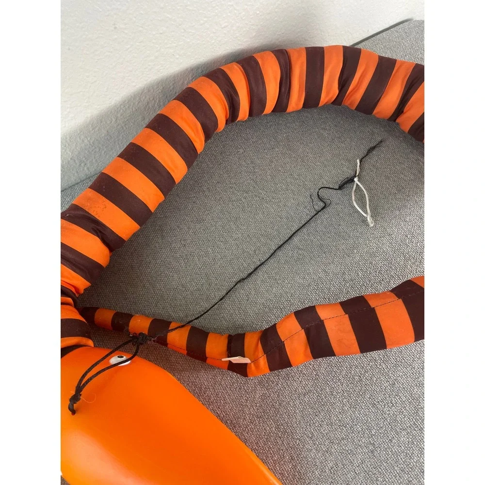 Disney Nightmare Before Christmas Snake Porch Decor Orange Black Halloween Prop